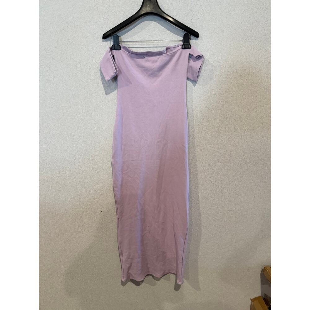 Urban Outfitters Spencer Off-the-Shoulder Midi Dress – Lavender, Size M – NWT‎ - Picture 3 of 6